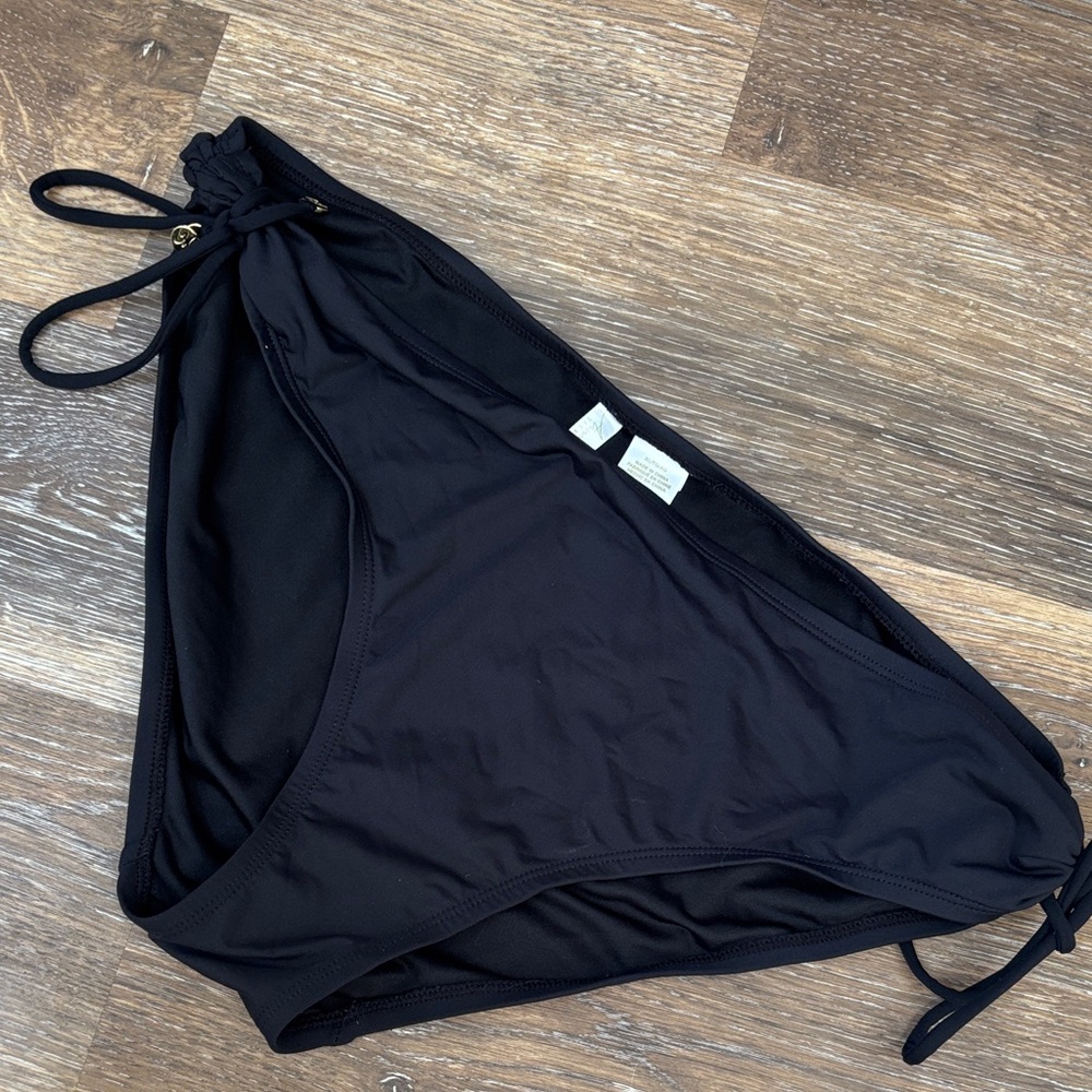 Anne Cole Black Bikini Bottom xl